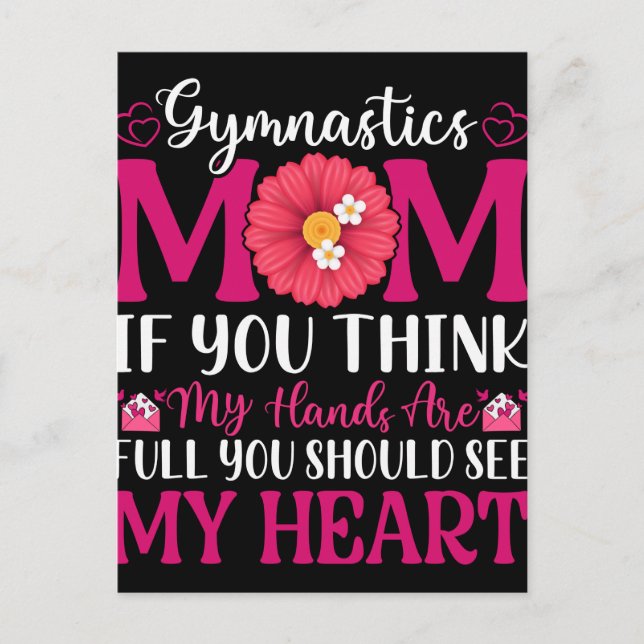 Gymnastics Mom Postcard (Front)