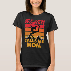 Gymnastics Mom Women Gymnast Dance Retro Vintage M T-Shirt
