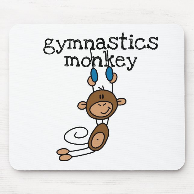 Gymnastics Monkey Mouse Mat (Front)