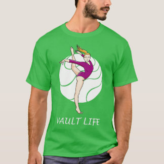Gymnastics Motif for Acrobats and Gymnasts 24 T-Shirt