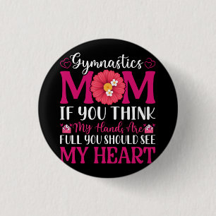 Gymnastics Mum 3 Cm Round Badge