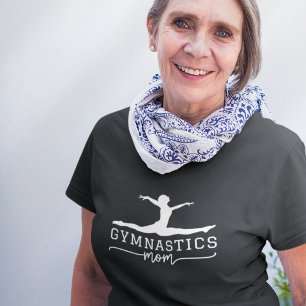 Gymnastics Mum Acrobatic Typography  T-Shirt