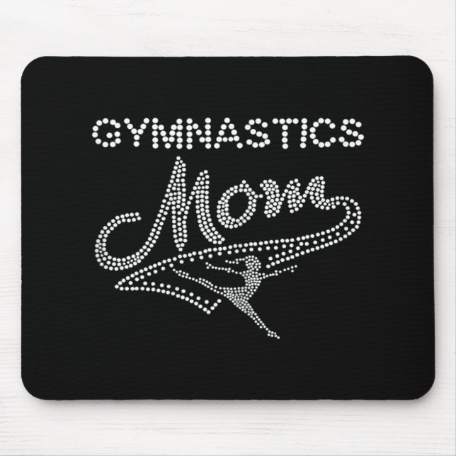 Gymnastics Mum Cute Support Women  Dancing   Mouse Mat (Front)