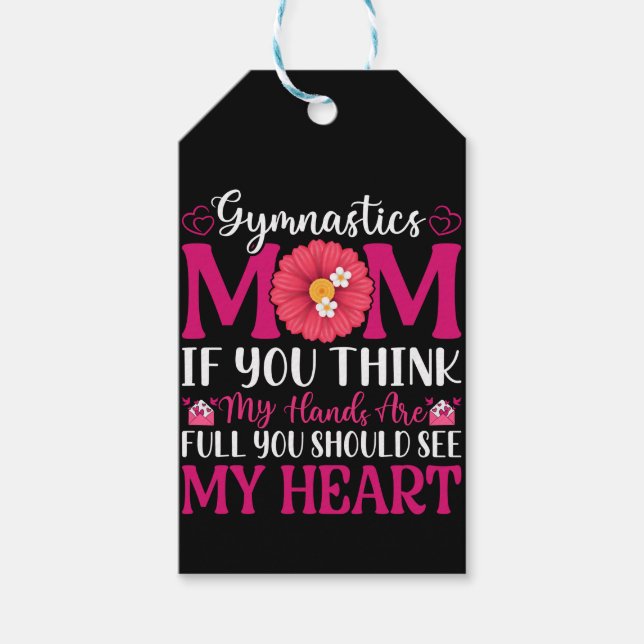 Gymnastics Mum Gift Tags (Front)