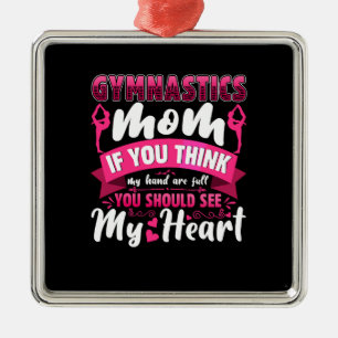 Gymnastics Mum Metal Tree Decoration