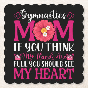 Gymnastics Mum Paper Coaster