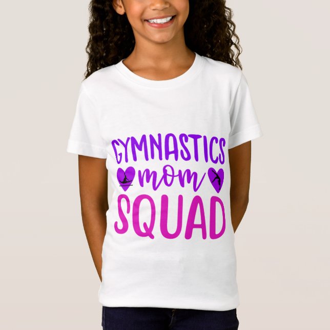 Gymnastics Mum Squad T-Shirt (Front)