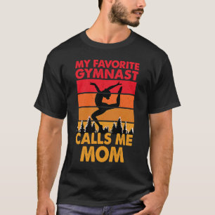 Gymnastics Mum Women Gymnast Dance Retro Vintage M T-Shirt