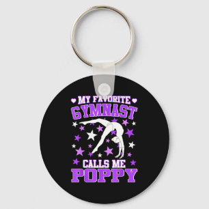 Gymnastics My Favorite Gymnast Calls Me Ppy  Key Ring
