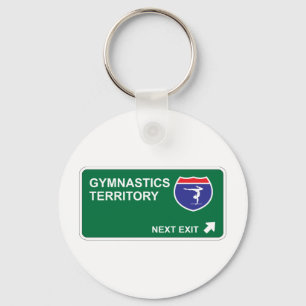Gymnastics Next Exit Key Ring