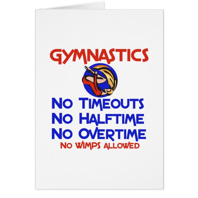Gymnastics No Wimps (Front)
