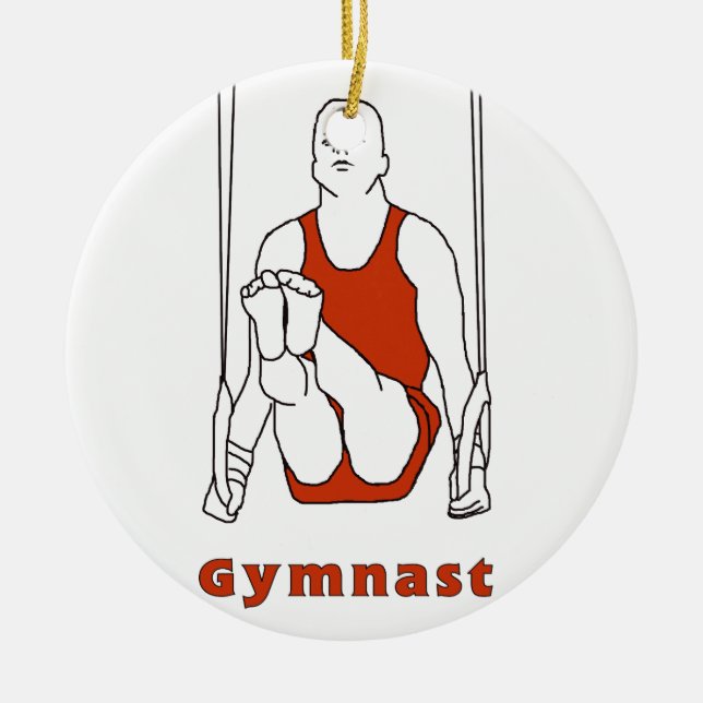 Gymnastics Ornament (Front)