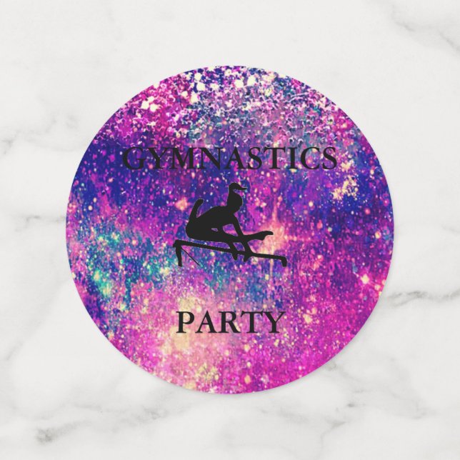GYMNASTICS PARTY CONFETTI (Medium Back)