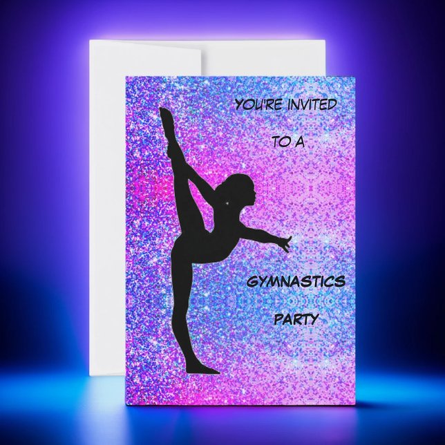 Gymnastics Party Invitation (Creator Uploaded)