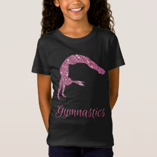 Gymnastics Pink Shimmer T-Shirt
