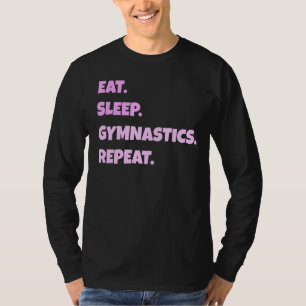 Gymnastics Png Eat Sleep Sports Repeat For Men T-Shirt