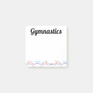 Gymnastics Post-It Notes 3x3 Swirls of Colour