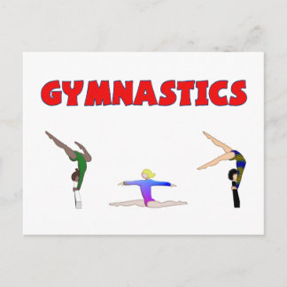 Gymnastics Postcard