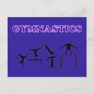 Gymnastics Postcard for Girls who love Gymnastics!