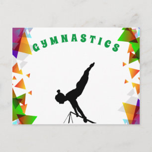 Gymnastics Postcard for Girls who love Gymnastics!