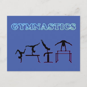 Gymnastics Postcard for Girls who love Gymnastics!