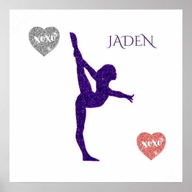 Gymnastics poster.  XOXO Poster (Front)