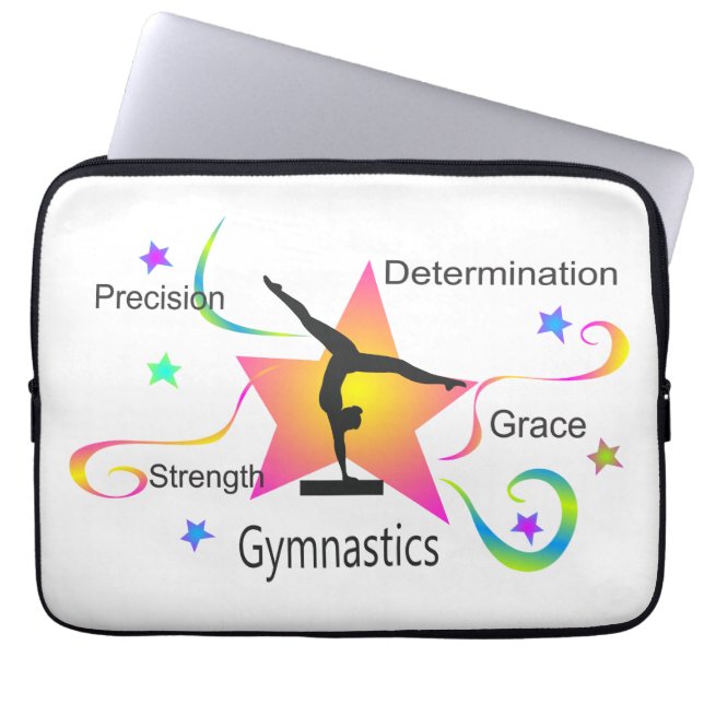 Gymnastics - Precision Strength Determination Grac Laptop Sleeve (Front)