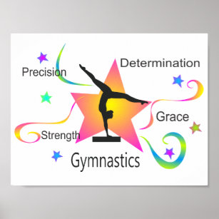 Gymnastics - Precision Strength Determination Grac Poster