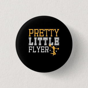 Gymnastics Pretty Little Flyer 3 Cm Round Badge