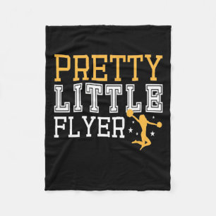 Gymnastics Pretty Little Flyer Fleece Blanket