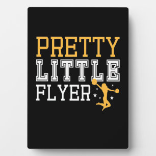 Gymnastics Pretty Little Flyer Plaque