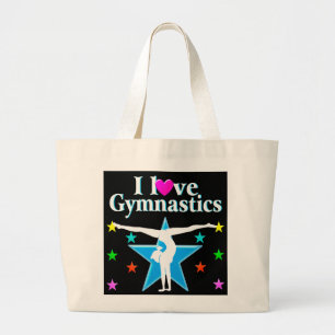 GYMNASTICS PRINCESS LARGE TOTE BAG