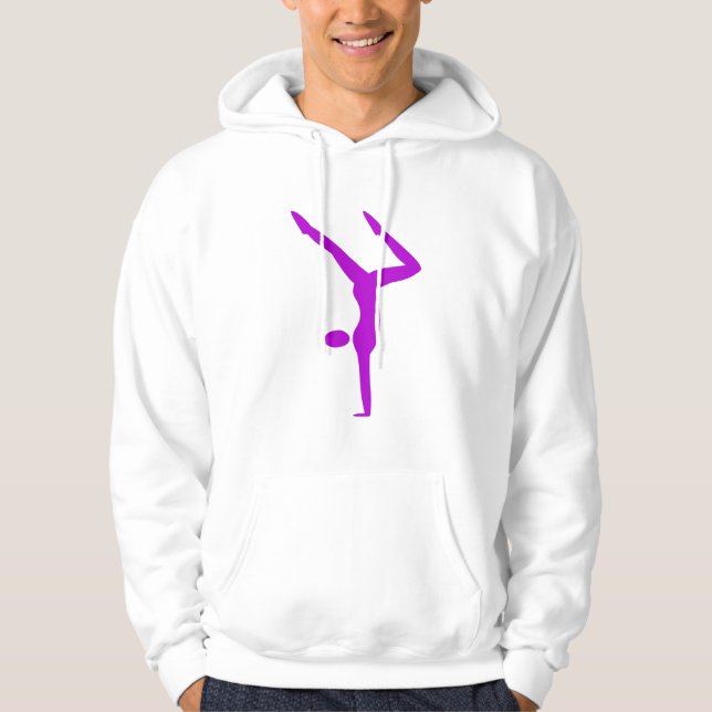 Gymnastics - Purple Hoodie (Front)
