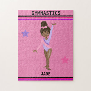 GYMNASTICS PUZZLE FOR GIRLS PERSONALIZED