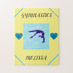 GYMNASTICS puzzle personalised.