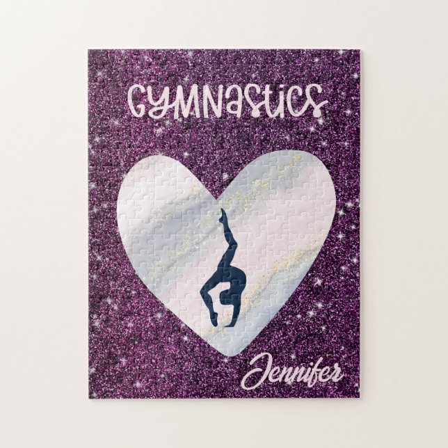  GYMNASTICS PUZZLE PERSONALIZED (Vertical)