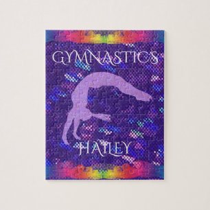 "GYMNASTICS" puzzle with custom name.