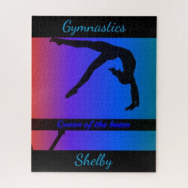 Gymnastics Queen of the Beam Puzzle (Vertical)