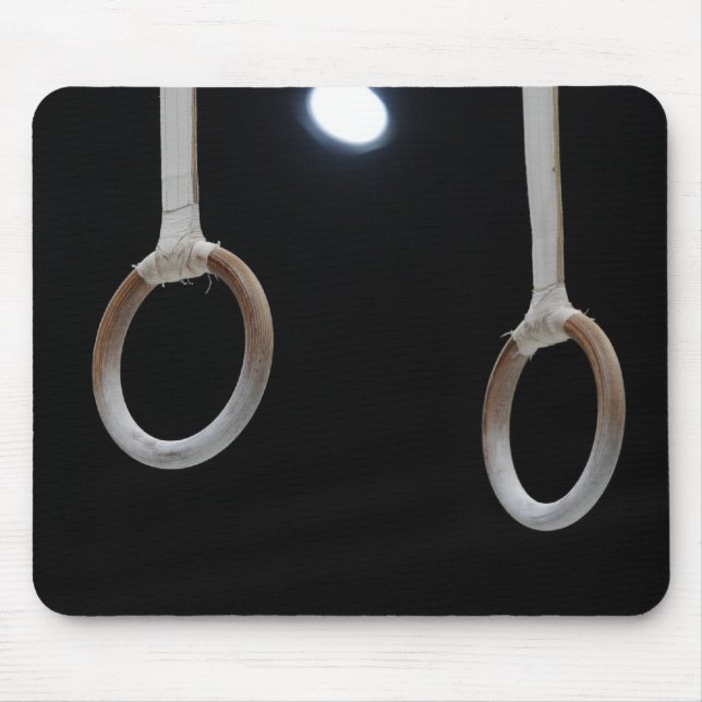 Gymnastics rings mouse mat (Front)