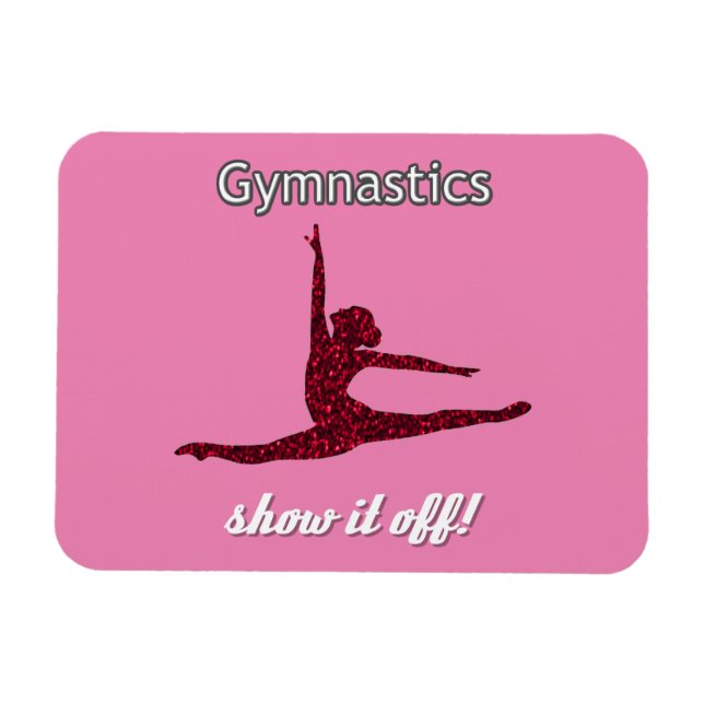 Gymnastics Show It Off Gym Chant Magnet (Horizontal)