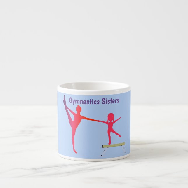 Gymnastics Sisters Espresso Speciality Mug (Front)