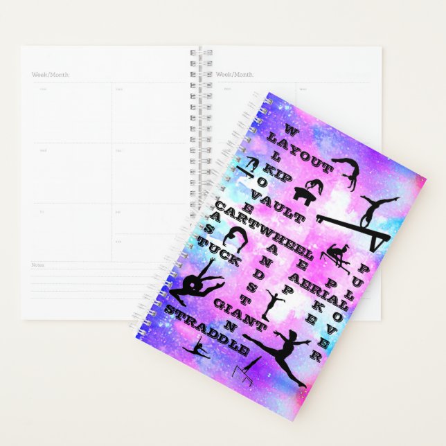 Gymnastics Skills Crosswords Personalised Planner (Display)