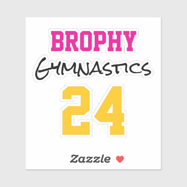 Gymnastics Sports School Colours Team Spirit  (Sheet)