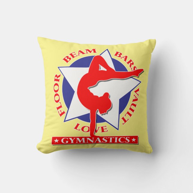 Gymnastics Star Cushion (Front)