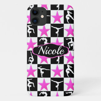GYMNASTICS STAR POSES PERSONALIZED iPhone 11 CASE