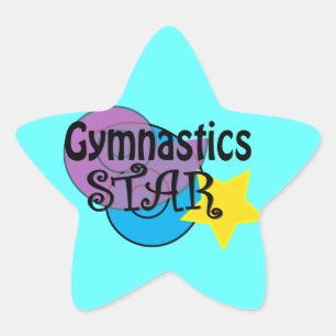 Gymnastics Star Stickers for Gymnasts