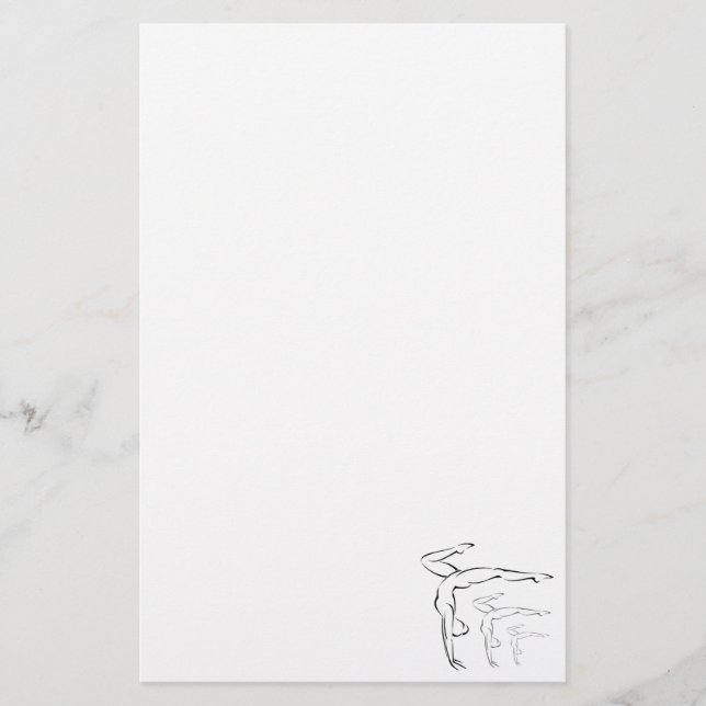 Gymnastics Stationery (Front)
