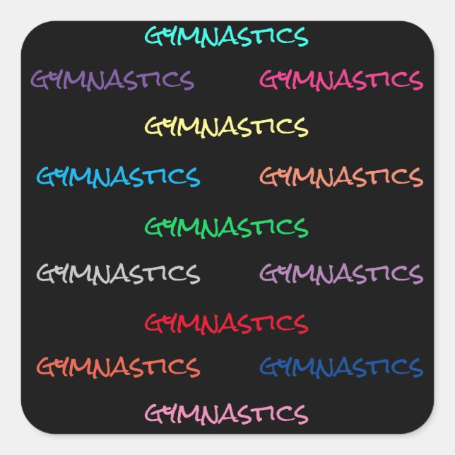 Gymnastics Stickers (Front)