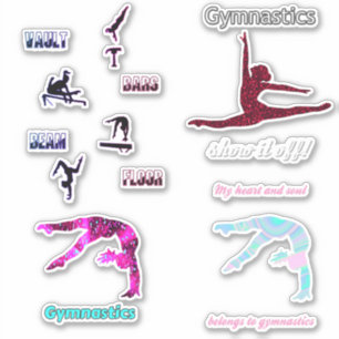 Gymnastics Stickers for Girls
