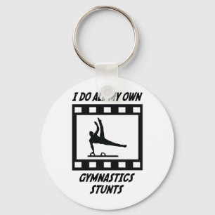 Gymnastics Stunts Key Ring